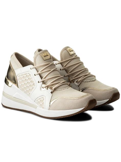 michael kors scout trainer beige|michael kors rose gold trainers.